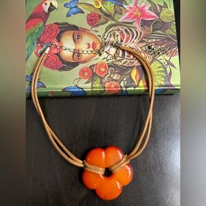 🎉HOST PICK 🎉 Free People Orange Flower Choker
